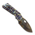 Medford Fat Daddy S45VN Vulcan sulankstomas peilis, Pen Flame "Stained Glass"