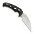 Medford FUK PS 3V Tumbled peilis, Black G-10