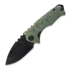 Medford Genesis T folding knife, 3V PVD, Ecto Green Predator Handles