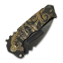 Medford Genesis T folding knife, S45VN DLC DP "Ghosted Laurel Leaf"