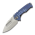 Medford Genesis T S45VN Tumbled DP sulankstomas peilis, Blue