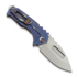 Medford Genesis T S45VN Tumbled DP folding knife, Blue