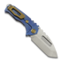Medford Genesis T S45VN Tumbled Tanto sulankstomas peilis, Blue
