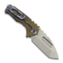 Medford Genesis T S45VN Tumbled Tanto foldekniv, Bronze/Violet Fade "Lightning"