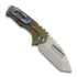 Medford Genesis T S45VN Tumbled Tanto sulankstomas peilis, Bronze/Violet Fade "Lightning"