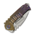 Medford Genesis T S45VN Tumbled Tanto sulankstomas peilis, Bronze/Violet Fade "Lightning"