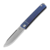Medford Gentleman Jack-2, S45VN Tumbled DP Blade, Blue