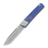 Medford Gentleman Jack-2, Tanto, Blue w/Silver Bolsters