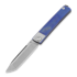 Medford Gentleman Jack-2, Tanto, Blue w/Silver Bolsters