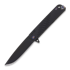 Medford M-48 folding knife, S45VN PVD Blade, Black Handle, PVD Spring