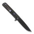 Zavírací nůž Medford M-48, S45VN PVD Blade, Black Handle, PVD Spring