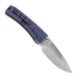 Coltello pieghevole Medford Marauder-H S35VN, Brushed Blue "Hammered"