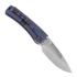 Coltello pieghevole Medford Marauder-H S35VN, Brushed Blue "Hammered"