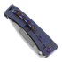 Coltello pieghevole Medford Marauder-H S35VN, Brushed Blue "Hammered"
