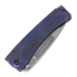 Coltello pieghevole Medford Marauder-H S35VN, Brushed Blue "Hammered"