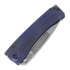 Coltello pieghevole Medford Marauder-H S35VN, Brushed Blue "Hammered"