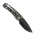Medford Marauder S45VN DLC DP sulankstomas peilis, Black/Silver "Stained Glass"