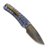 Medford Marauder S45VN Vulcan DP sulankstomas peilis, Blue/CuRose "Twisted Predator"
