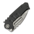 Medford Micro T Magnacut Satin Tanto sulankstomas peilis, Black DLC