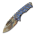 Medford Micro T S35VN Vulcan DP sulankstomas peilis, Blue & Bronze "Predator"