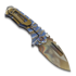 Zavírací nůž Medford Micro T S35VN Vulcan DP, Blue & Bronze "Predator"