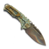 Coltello pieghevole Medford Micro T S45VN Vulcan DP, Green & Bronze "Peaks N Valleys"