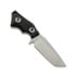 Medford Micro Tanto PS 20CV Tumbled peilis, kabinamas ant kaklo, Black G-10