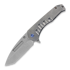 Coltello pieghevole Medford Prae Slim Flipper, S45VN Tumbled Tanto