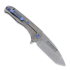 Coltello pieghevole Medford Prae Slim Flipper, S45VN Tumbled Tanto