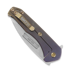Coltello pieghevole Medford Prae Slim Flipper, S45VN Tumbled Tanto