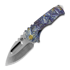 Coltello pieghevole Medford Prae Ti, 3V Tum DP, AcidEtchFlm "Stained Glass"