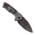 Medford Prae Ti S35VN Vulcan DP sulankstomas peilis, BB/Brsh Silver Predator