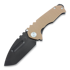 Medford Praetorian Genesis folding knife, PVD blade, Tan/Ti