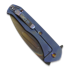 Medford Praetorian Slim Flipper, S35VN Vulcan DP, Blue, Flm Hw