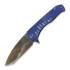 Medford Praetorian Slim Flipper S35VN Vulcan Tanto, Blue
