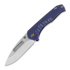Medford Praetorian Slim S45VN Tumbled DP Blade sulankstomas peilis, Blue