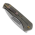 Medford Praetorian Slim S45VN Tumbled DP Blade sulankstomas peilis, Tumbled "Gold Psychedelic Wave"