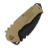 Couteau pliant Medford Scout M/P, D2 PVD Tanto Blade, Coyote G10