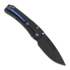 Medford Slim Midi S45VN DLC DP fällkniv, Black & Blue