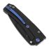 Medford Slim Midi S45VN DLC DP fällkniv, Black & Blue