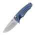 Coltello pieghevole Medford Smooth Criminal Ti, S45VN Tumbled DP, Blue