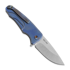 Medford Smooth Criminal Ti folding knife, S45VN Tumbled DP, Blue