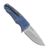 Coltello pieghevole Medford Smooth Criminal Ti, S45VN Tumbled DP, Blue