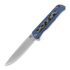 Medford T-Bone, S45VN Tumbled DP, Blue ''Mosaic''