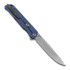 Medford T-Bone, S45VN Tumbled DP, Blue ''Mosaic''
