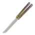 Couteau papillon Medford Viceroy S35VN Tumbled Tanto, Violet Fade