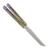 Couteau papillon Medford Viceroy S35VN Tumbled Tanto, Violet Fade