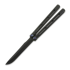Medford Viceroy S45VN DLC Drop Point balisong, Black