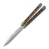 Balisong Medford Viceroy S45VN Tumbled Dagger, Bronze/Violet Fade