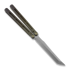 Medford Viceroy balisong, S45VN Tumbled Tanto, Bronze Violet